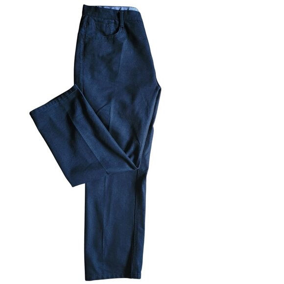 Paulo Solari Modern Fit Mens Black Cotton Pants 40W X 30L - Picture 2 of 11